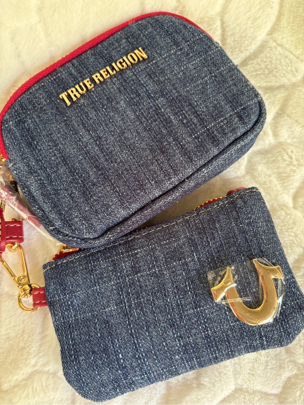 True Religion Denim Wristlet Pouches - Picture 2 of 6